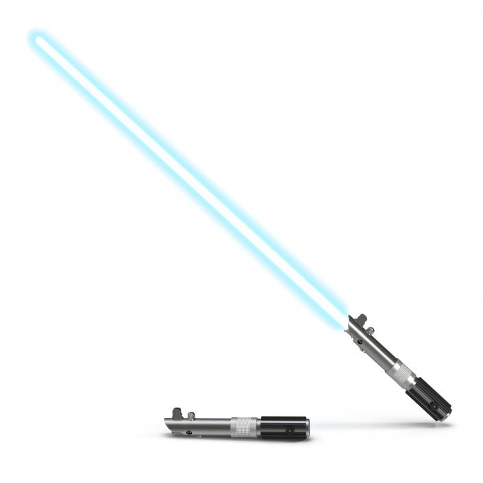 3D Star Wars Anakin Skywalker Lightsaber 3D Models Set