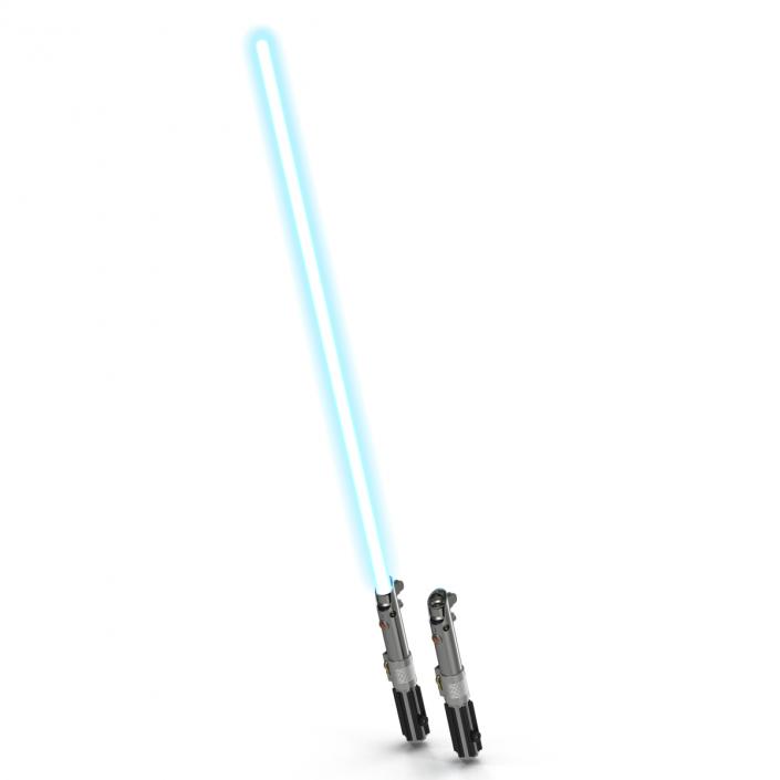 3D Star Wars Anakin Skywalker Lightsaber 3D Models Set