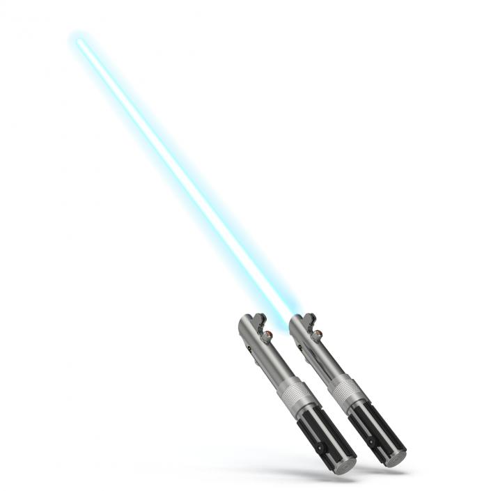 3D Star Wars Anakin Skywalker Lightsaber 3D Models Set