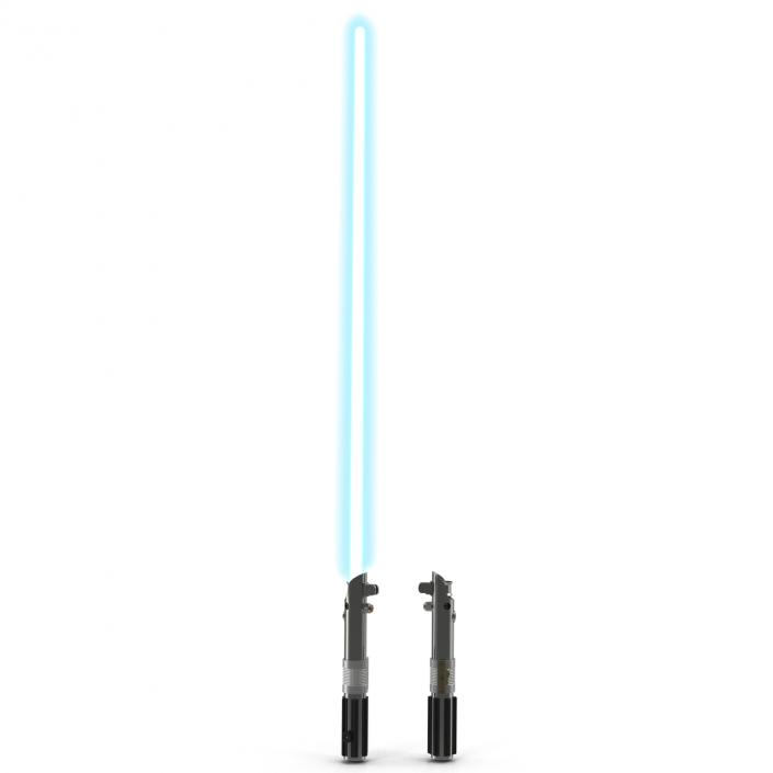 3D Star Wars Anakin Skywalker Lightsaber 3D Models Set