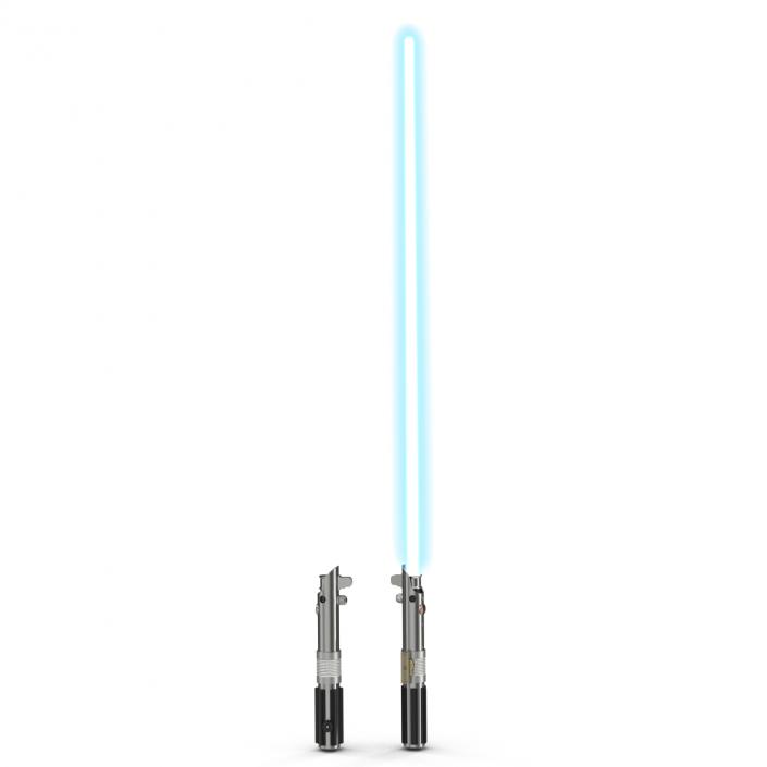 3D Star Wars Anakin Skywalker Lightsaber 3D Models Set