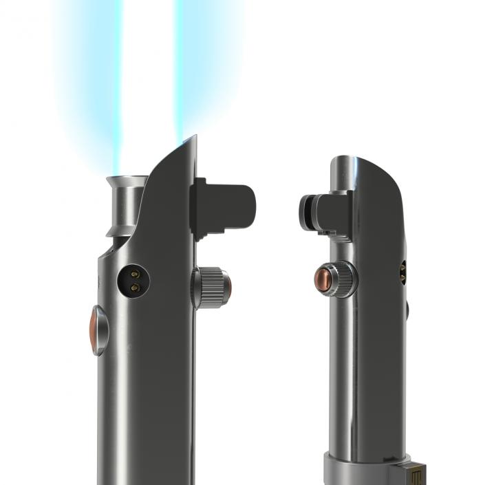 3D Star Wars Anakin Skywalker Lightsaber 3D Models Set