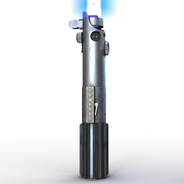 Star Wars Luke Skywalker Used Lightsabers Collection 3D