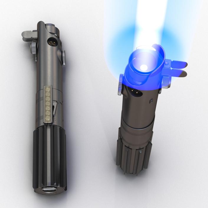 Luke Skywalker Lightsaber 3D Models Set 3D model