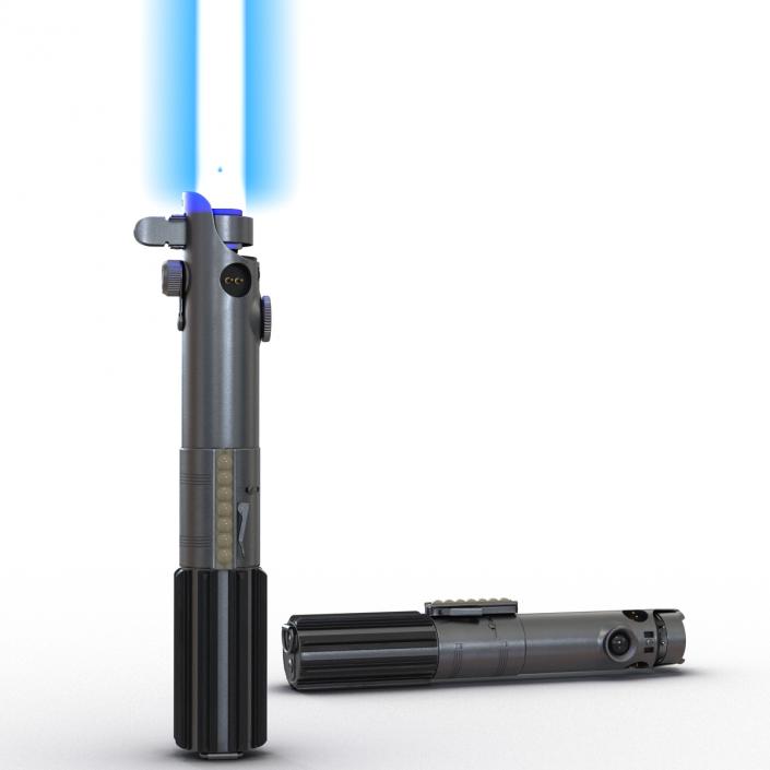 Luke Skywalker Lightsaber 3D Models Set 3D model