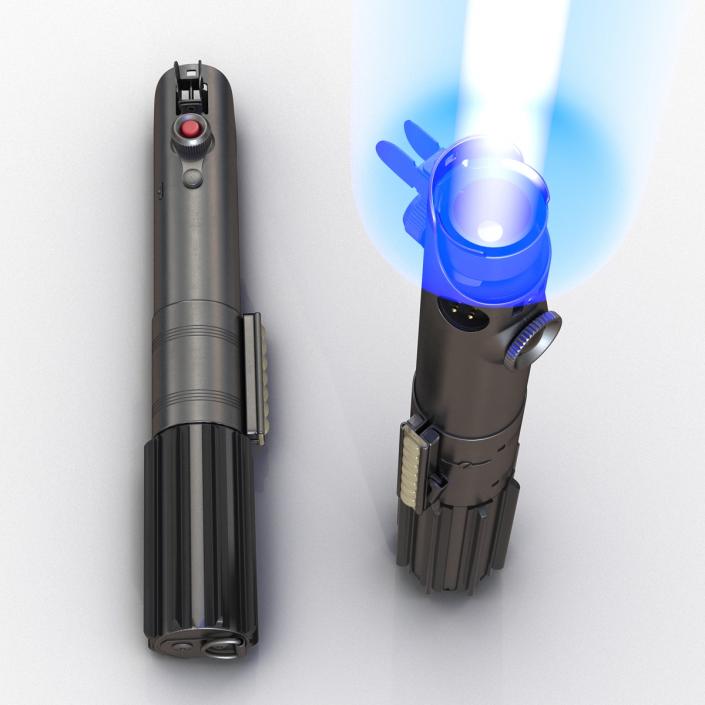 Luke Skywalker Lightsaber 3D Models Set 3D model