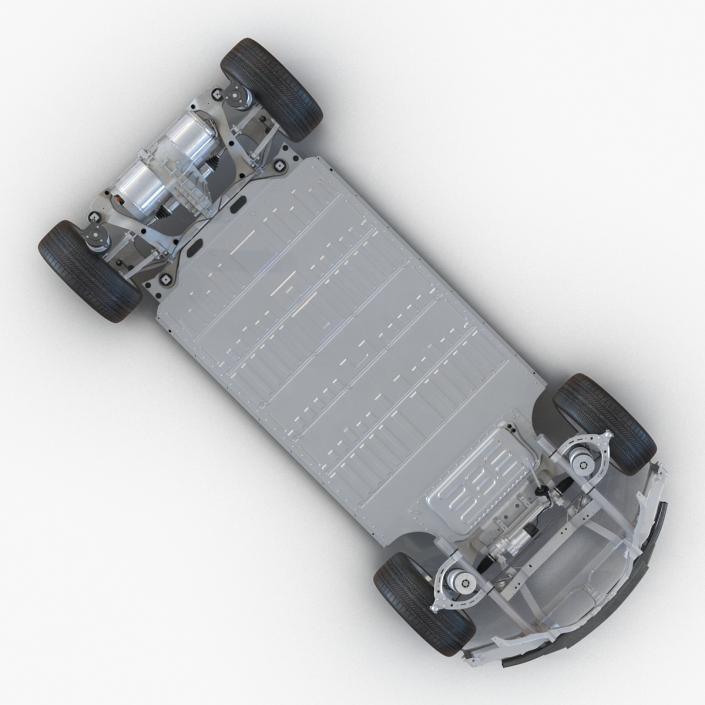 3D Tesla Model S Chassis