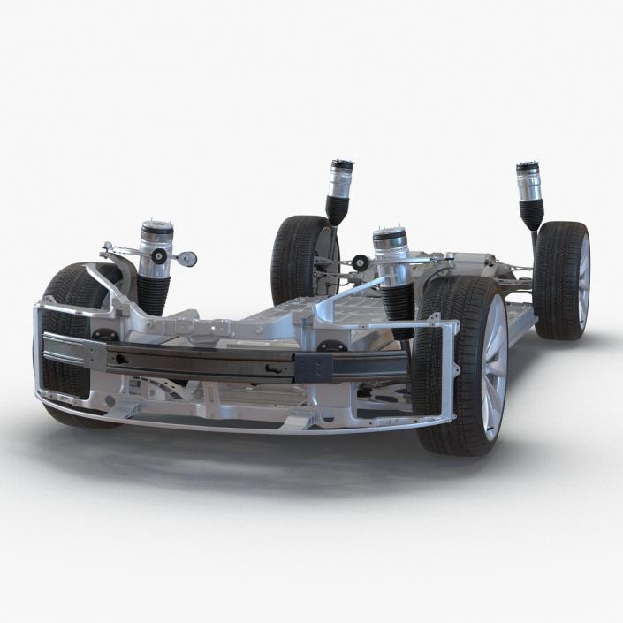 3D Tesla Model S Chassis