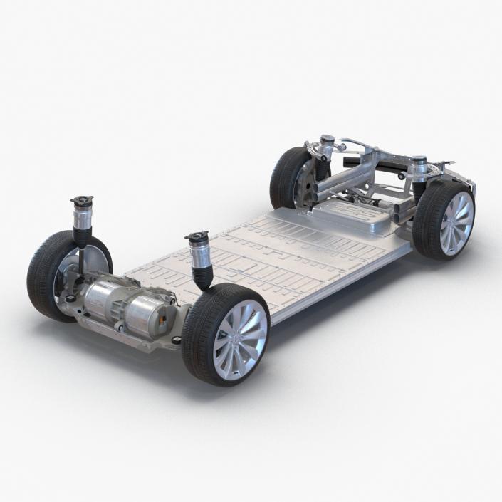 3D Tesla Model S Chassis