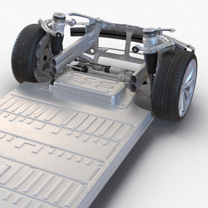 3D Tesla Model S Chassis