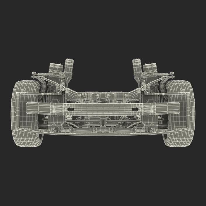 3D Tesla Model S Chassis