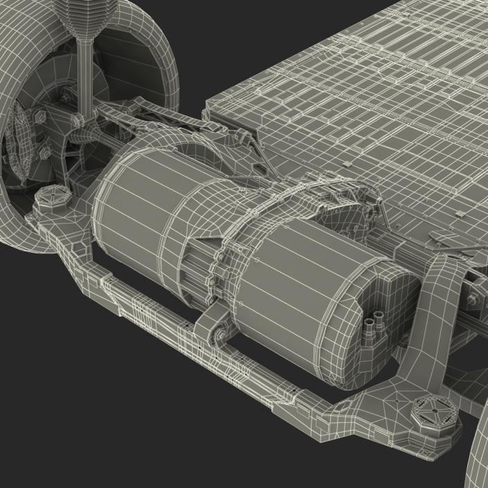 3D Tesla Model S Chassis