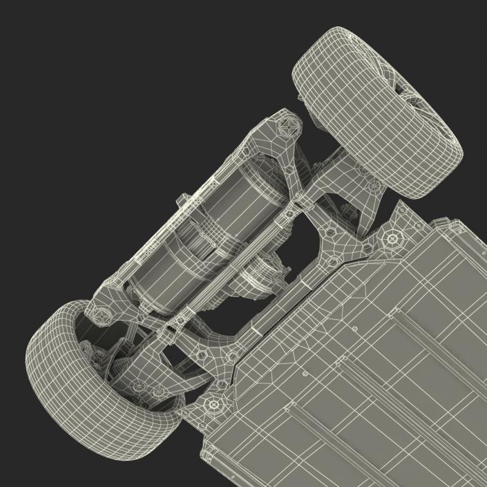 3D Tesla Model S Chassis