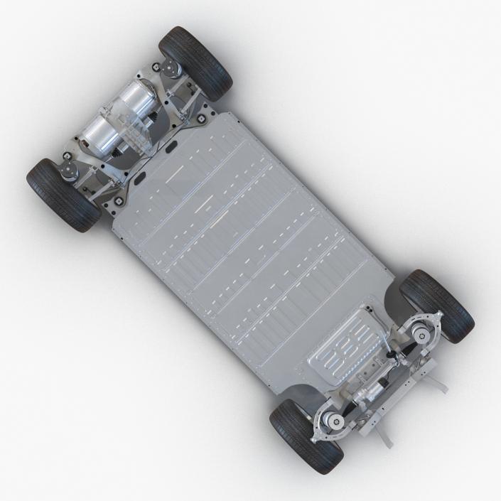 3D Tesla Model S Chassis 2 model