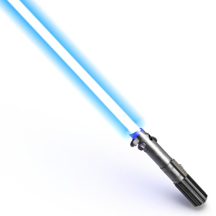 3D model Star Wars Luke Skywalker Lightsaber Used