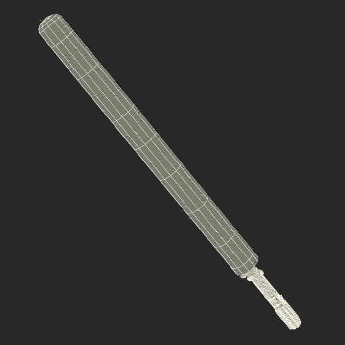 3D model Star Wars Luke Skywalker Lightsaber Used