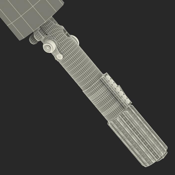 3D model Star Wars Luke Skywalker Lightsaber Used