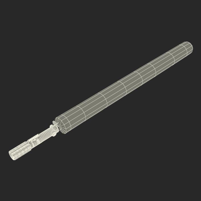 3D model Star Wars Luke Skywalker Lightsaber Used