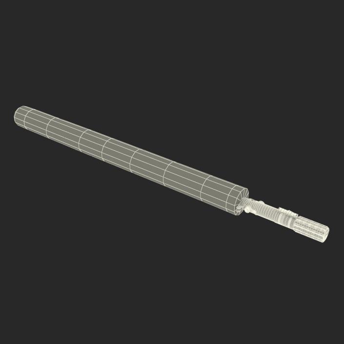 3D model Star Wars Luke Skywalker Lightsaber Used