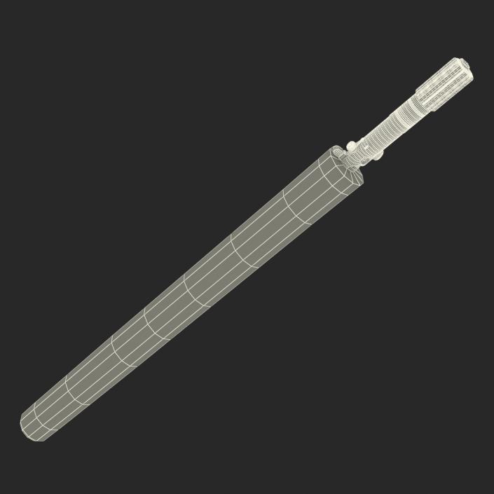 3D model Star Wars Luke Skywalker Lightsaber Used