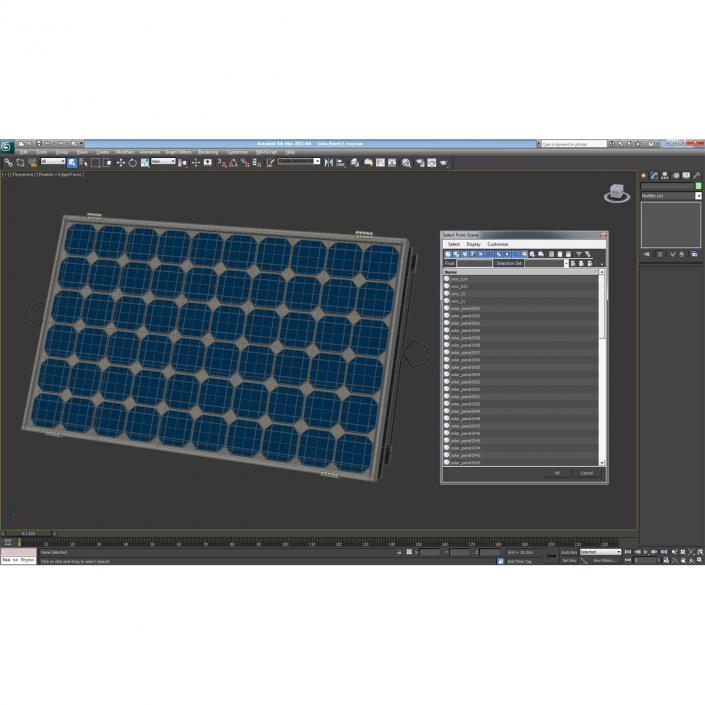 3D Solar Panel 4 model