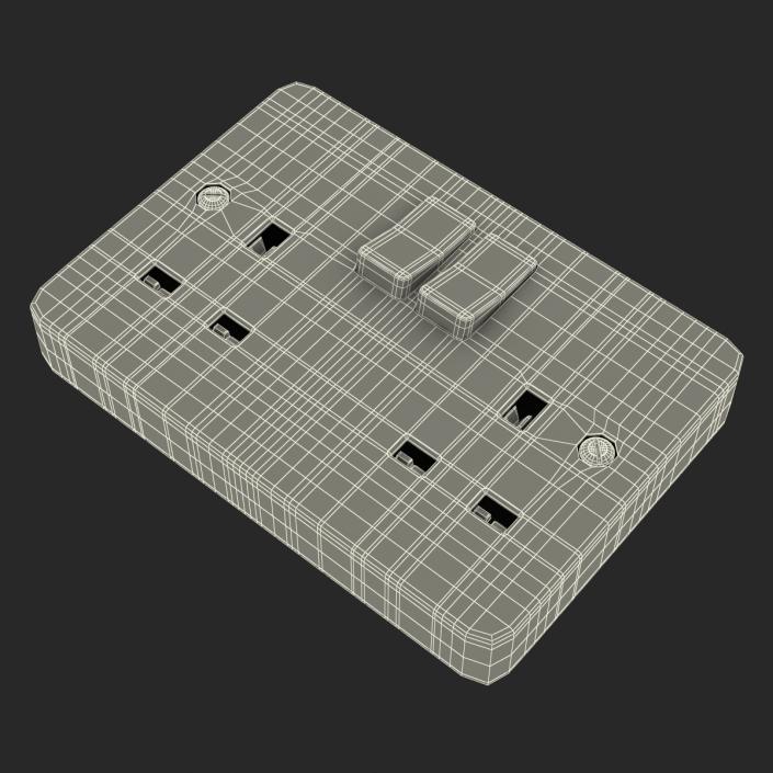 3D model UK Electrical Outlet