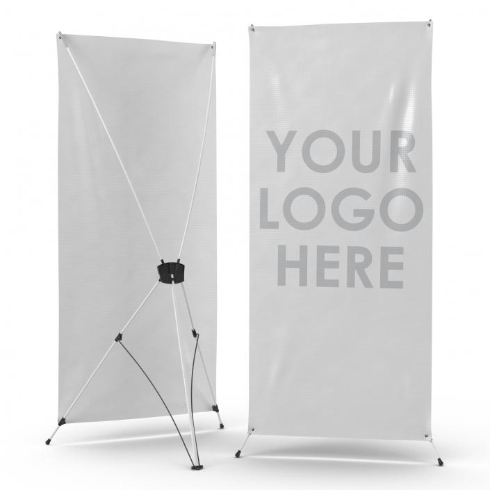 3D model Banner Stand Generic