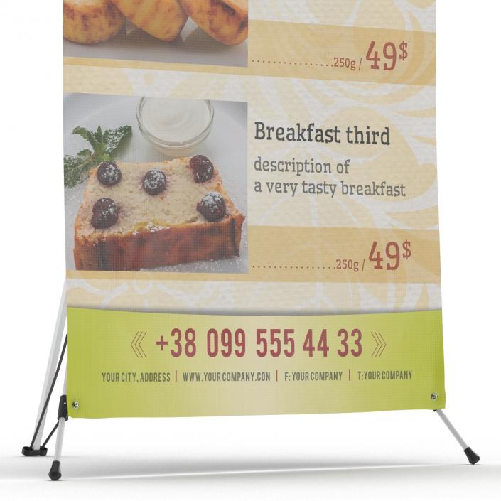 Banner Stand 3D