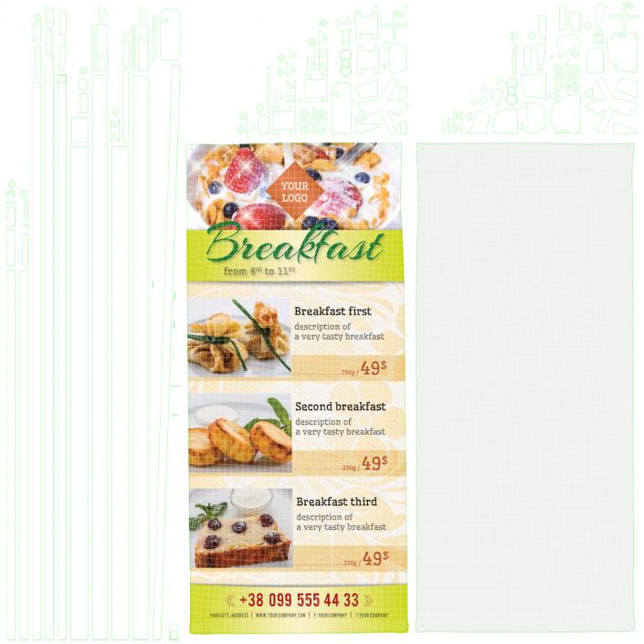 Banner Stand 3D