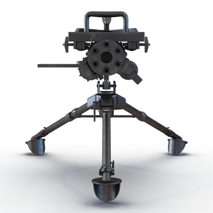 3D model Minigun Tripod Mount