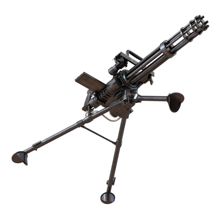 3D model Minigun Tripod Mount