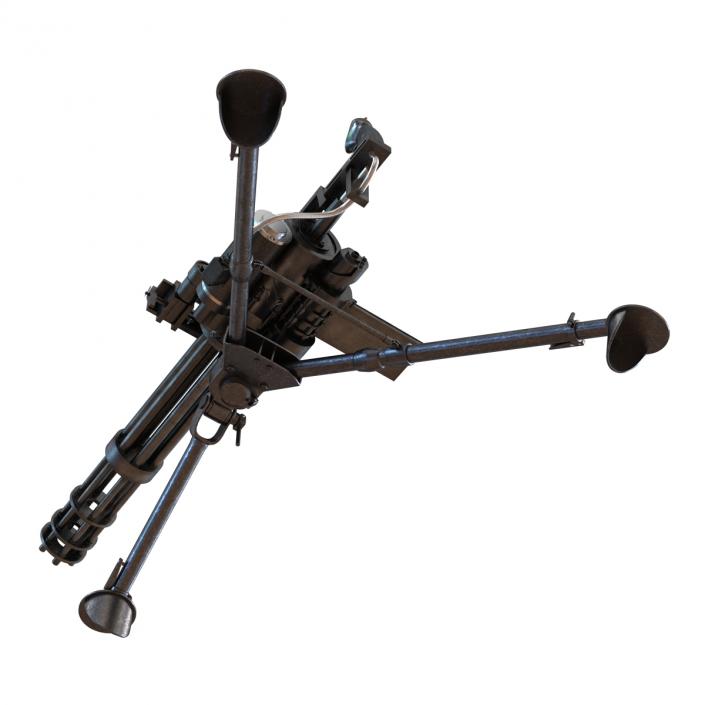 3D model Minigun Tripod Mount