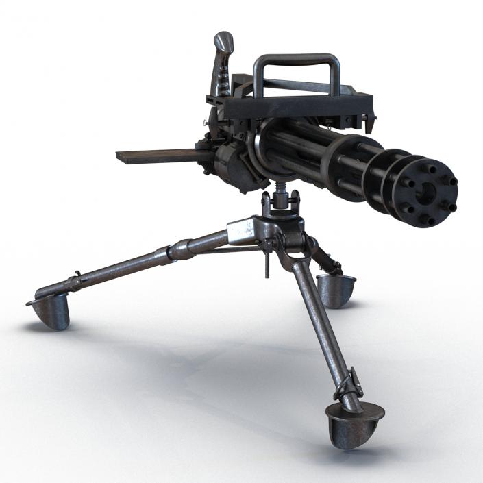 3D model Minigun Tripod Mount