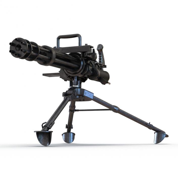 3D model Minigun Tripod Mount