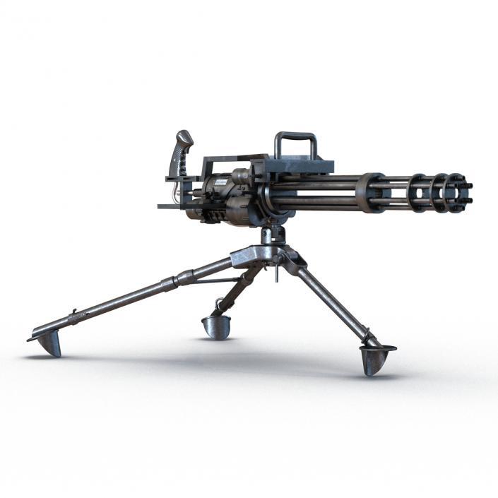 3D model Minigun Tripod Mount