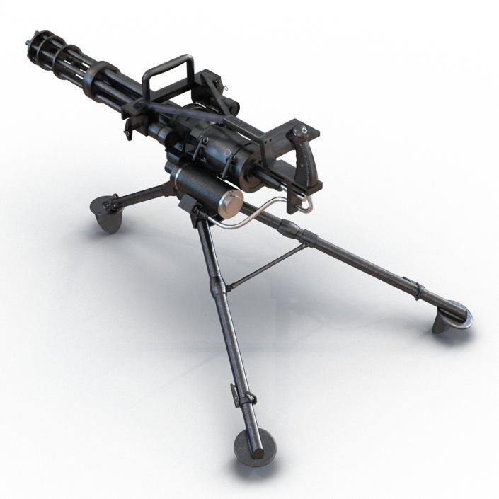 3D model Minigun Tripod Mount