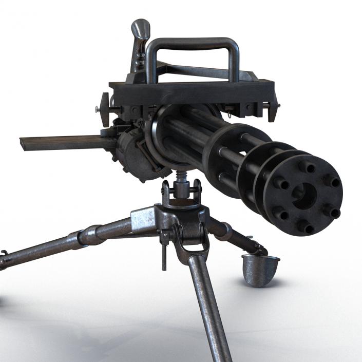 3D model Minigun Tripod Mount