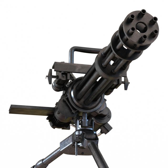 3D model Minigun Tripod Mount