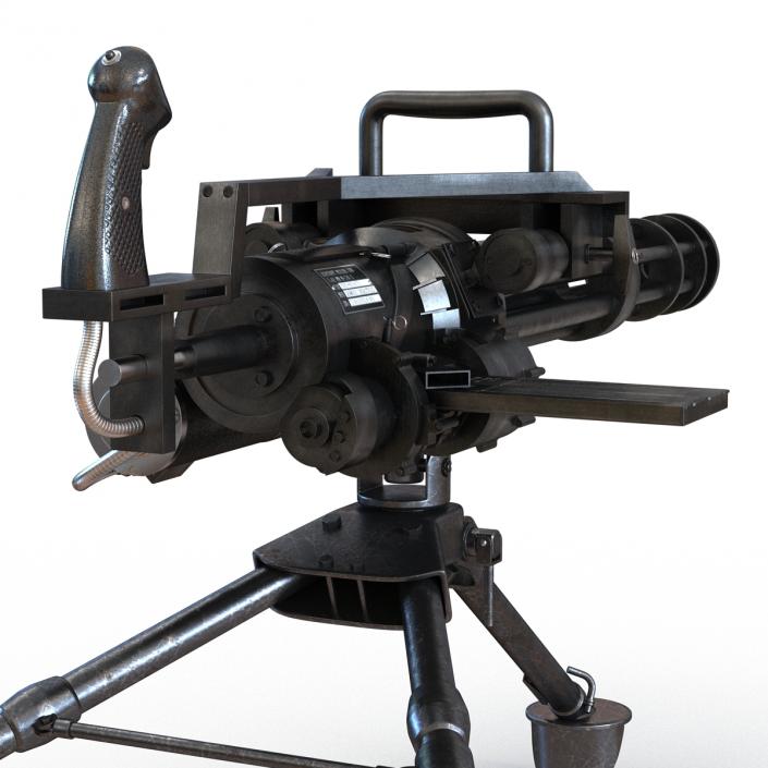 3D model Minigun Tripod Mount