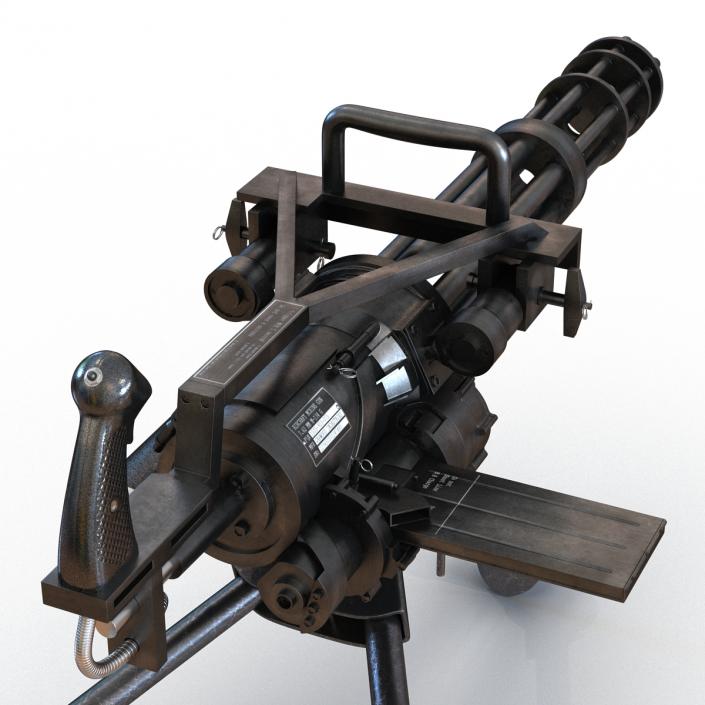 3D model Minigun Tripod Mount