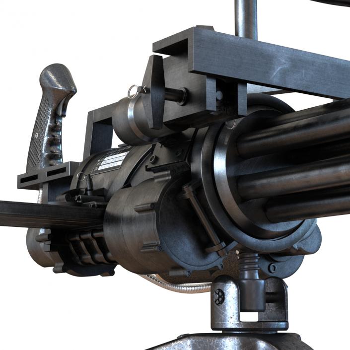 3D model Minigun Tripod Mount