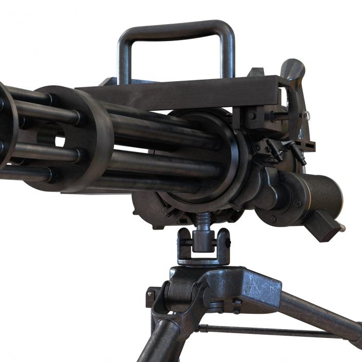 3D model Minigun Tripod Mount