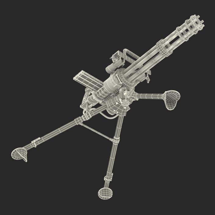 3D model Minigun Tripod Mount