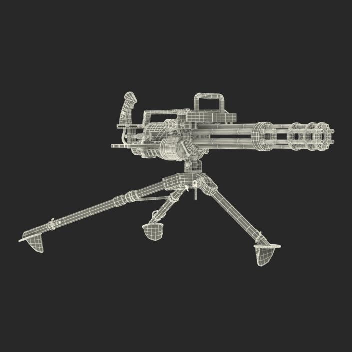 3D model Minigun Tripod Mount