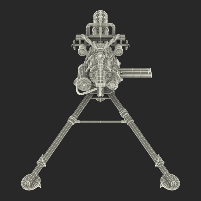 3D model Minigun Tripod Mount