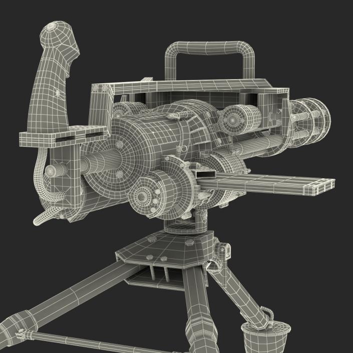 3D model Minigun Tripod Mount