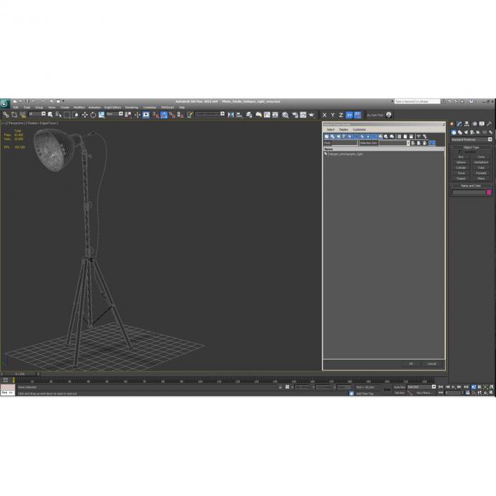 3D Photo Studio Halogen Floor Lamp