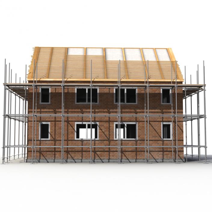 3D Private House Construction 2 model