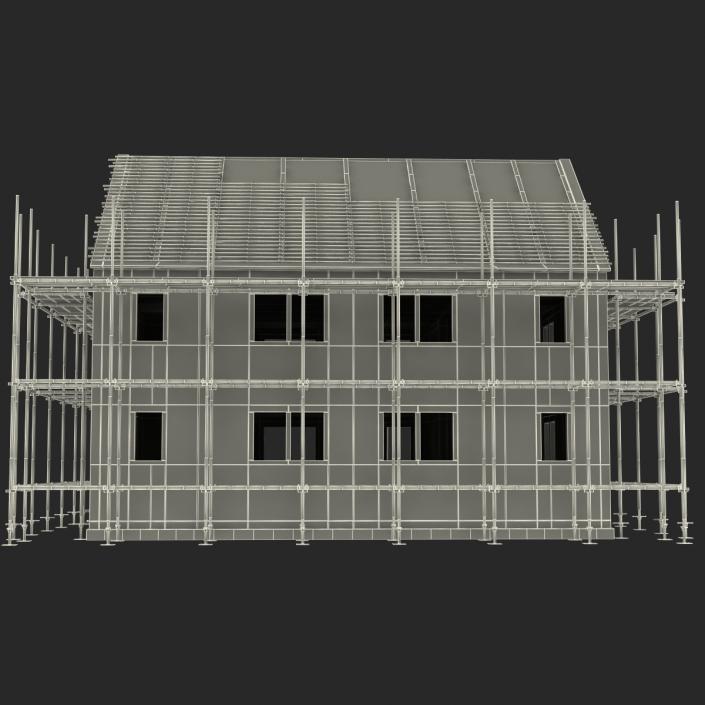 3D Private House Construction 2 model