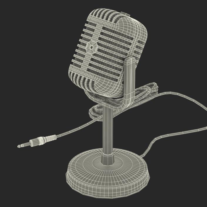 Classic Studio Microphone 3 3D